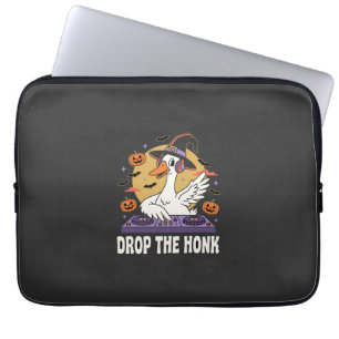 Funda Para Portátil Deja que el ganso DJ de Halloween suene