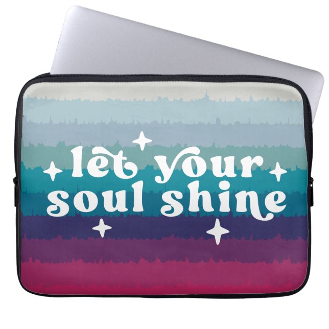 Funda Para Portátil Deja que tu alma brille (Frente)