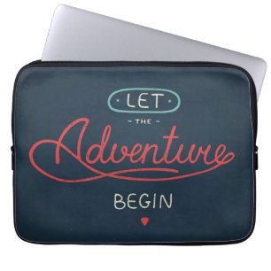 Funda Para Portátil Deje la aventura comenzar