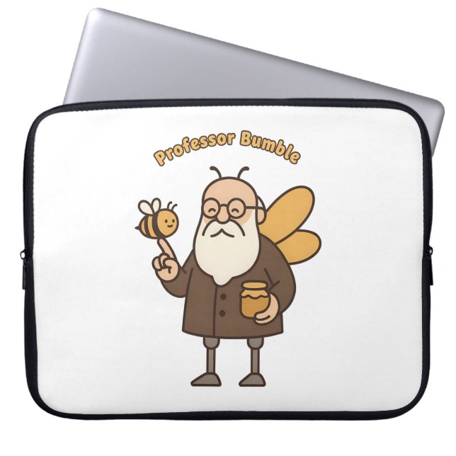 Funda para portátil del profesor Bumble (Frente)