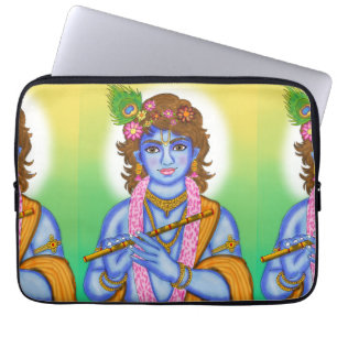 Funda para portátil del Señor Krishna