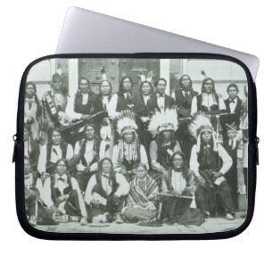 Funda Para Portátil Delegación india de los líderes de Siux en