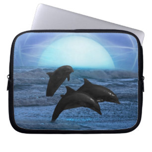 Funda Para Portátil Delfínes por claro de luna