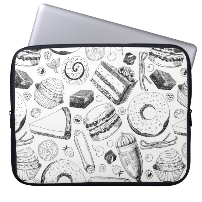 Funda Para Portátil Delicious pattern (Frente)