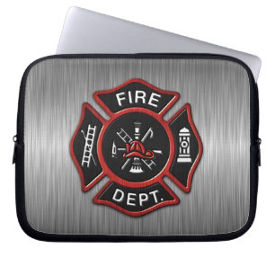Funda Para Portátil Deluxe del Departamento de Bomberos