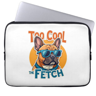 Funda Para Portátil Demasiado Cool para Fetch French Bulldog Gafas de