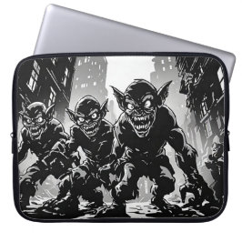 Funda Para Portátil Demonios duendes Ciudad Arruinada Estilo Gráfico R