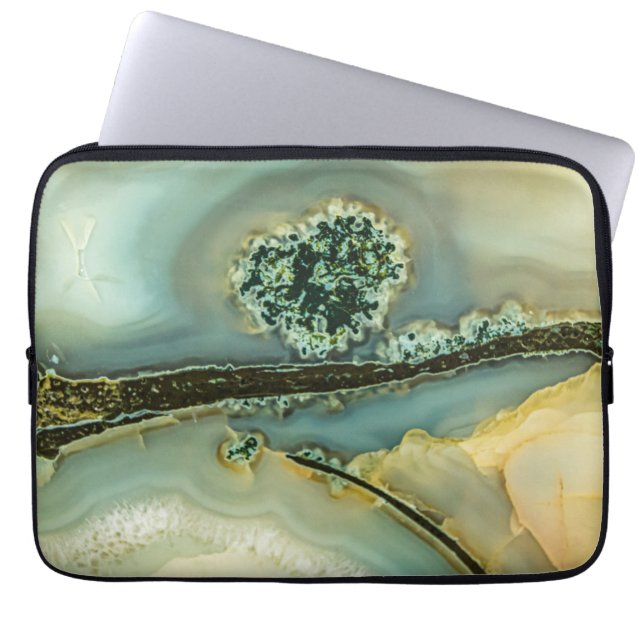 Funda Para Portátil Dentro de una piedra semipreciosa (Frente)