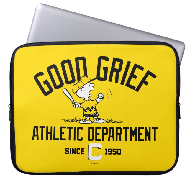 Funda Para Portátil Departamento de Atletismo de Good Grief (Frente)