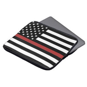 Funda Para Portátil Departamento de Bomberos de la Bandera de Estados 