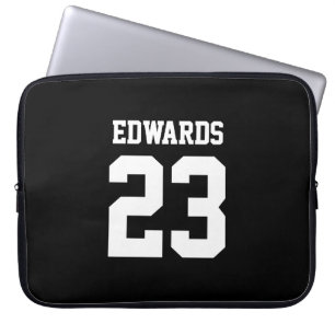 Funda Para Portátil Deportes de personalizado numerados con nombre