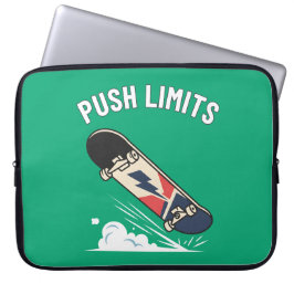Funda Para Portátil Deportes extremos de skateboarding empujan límites