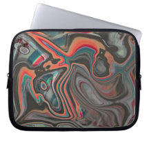 Derramar rastros en gris, coral vivo y cyan