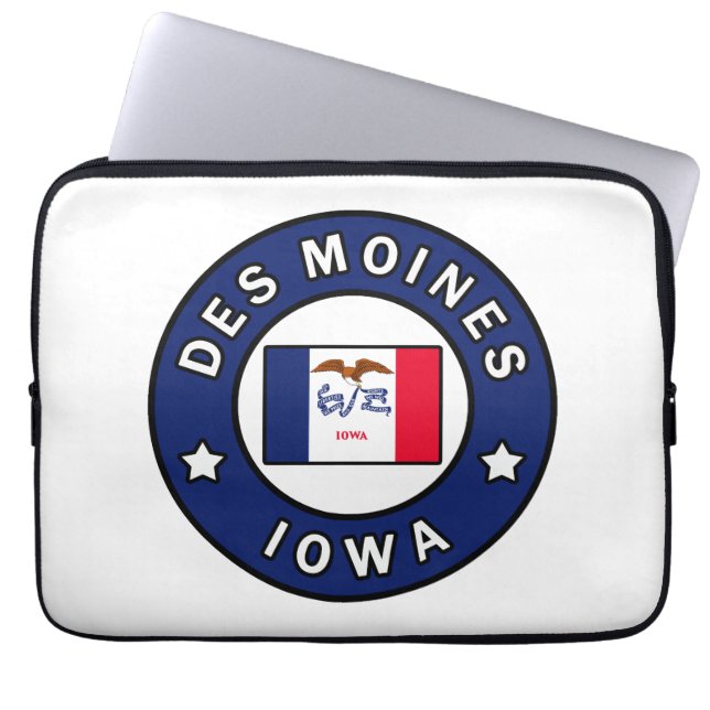 Funda Para Portátil Des Moines Iowa (Frente)