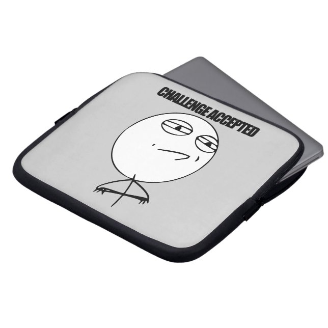 Funda Para Portátil Desafío aceptado (Superior anverso)