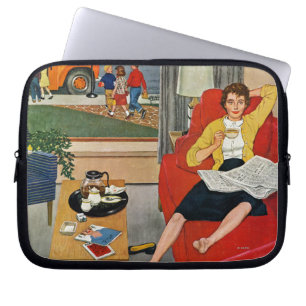 Funda Para Portátil Descanso para tomar café de la mañana