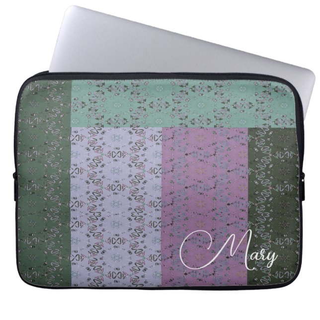 Funda Para Portátil Descodificador de moda bohemia (Frente)