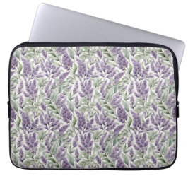 Funda Para Portátil Desconexión floral de Lilac y Sage