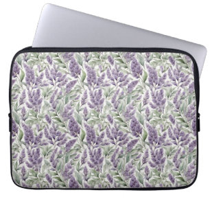 Funda Para Portátil Desconexión floral de Lilac y Sage