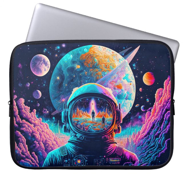Funda Para Portátil Desde el espacio y más allá del Ilustracion (Frente)
