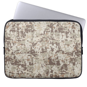 Funda Para Portátil Desert Style Digital Camouflage Decor