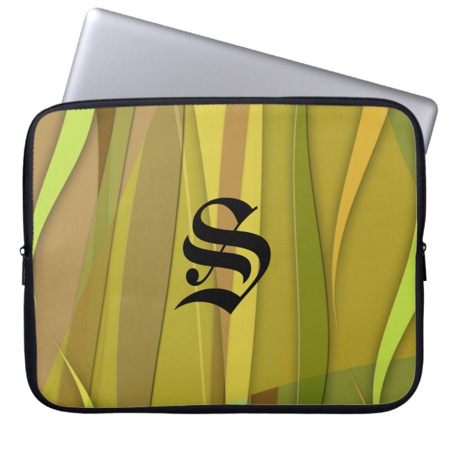 Funda Para Portátil Desert Zephyr Monogrammed (Frente)