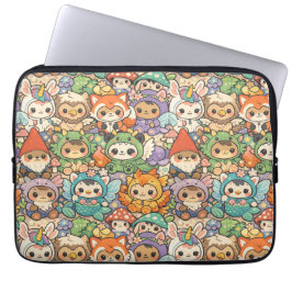 Funda Para Portátil Desfile de Amigos Mitológicos | Mágica Pastel Cute