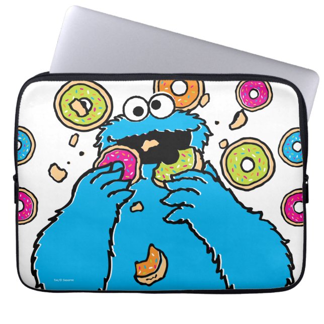 Funda Para Portátil Destroyer de Cookie MonsterDonut (Frente)