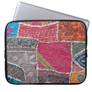Funda Para Portátil Detalle de la vieja alfombra de mosaico de colores