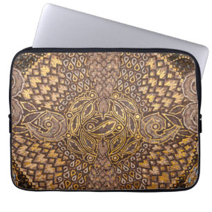 Funda Para Portátil Detalle de mosaico amarillo, Alemania