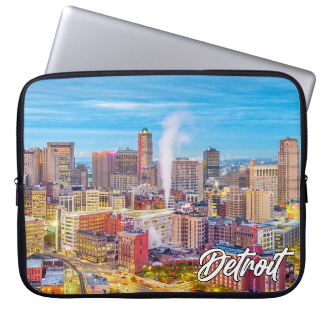 Funda Para Portátil Detroit, Michigan (Estados Unidos) (Frente)