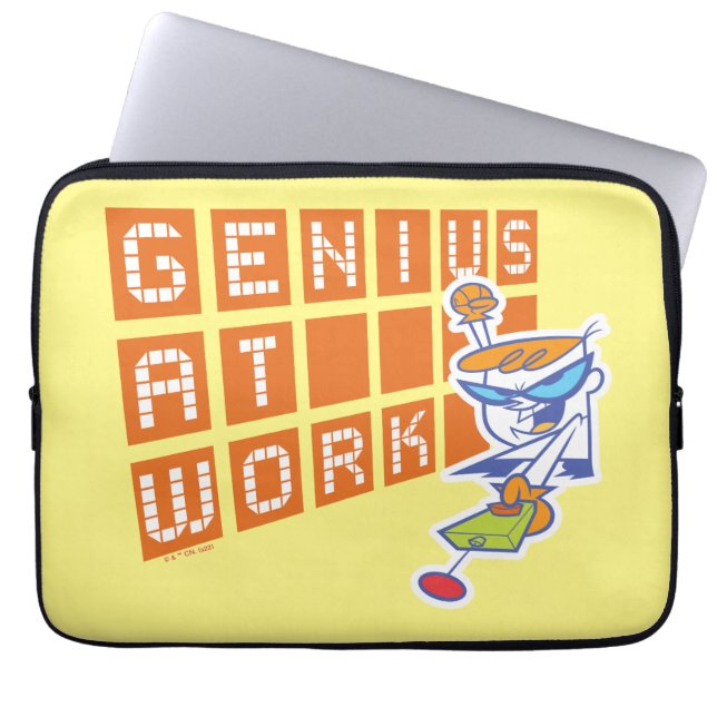 Funda Para Portátil Dexter "Genius In Work" (Frente)