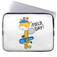 Día de Campo de Tenis de Jirafa Adorable – Persona
