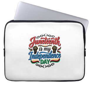 Funda Para Portátil Día de la Independencia de Juneteenth Diseño de ca