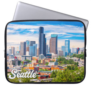 Funda Para Portátil Día de la Nutrición en Seattle, Washington, Estado