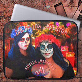 Funda Para Portátil Dia de Los Muertos Catrinas 1718