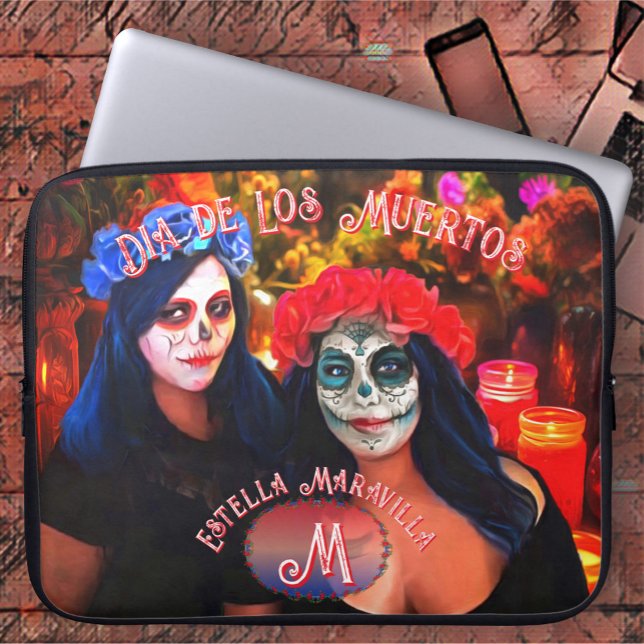 Funda Para Portátil Dia de Los Muertos Catrinas 1718 (Subido por el creador)