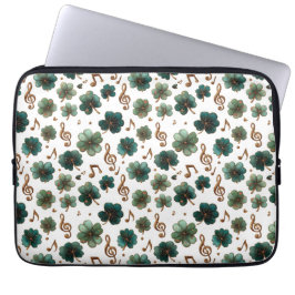 Funda Para Portátil Día de San Patricio Trébol Musical