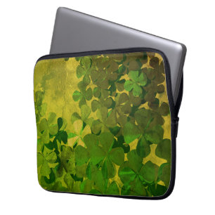 Funda Para Portátil Día de San Patricio y Buena Suerte , ‎ trébol de c
