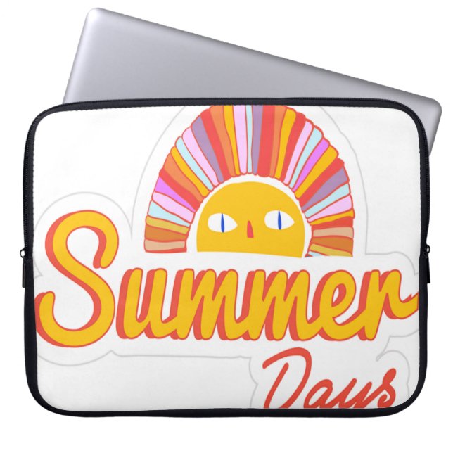 Funda Para Portátil Día de verano  (Frente)