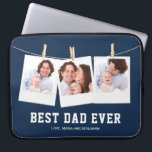Funda Para Portátil Día del padre | El mejor papá de la historia 3 Col<br><div class="desc">Sube tus fotos favoritas y agrega tus nombres para hacer tu propio regalo personalizado del día de tu padre.</div>