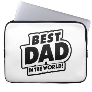 Funda Para Portátil Día del Padre Mejor Papá del Mundo