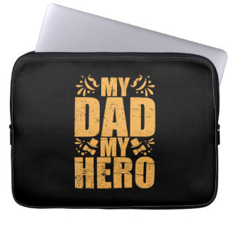 Funda Para Portátil Día del padre mi papá mi héroe