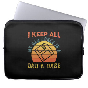 Funda Para Portátil Día del Padre Yo guardo todos los Chistes de mi pa