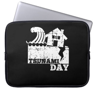 Funda Para Portátil Día Mundial del Sunami Una Famosa Pintura Kanagawa