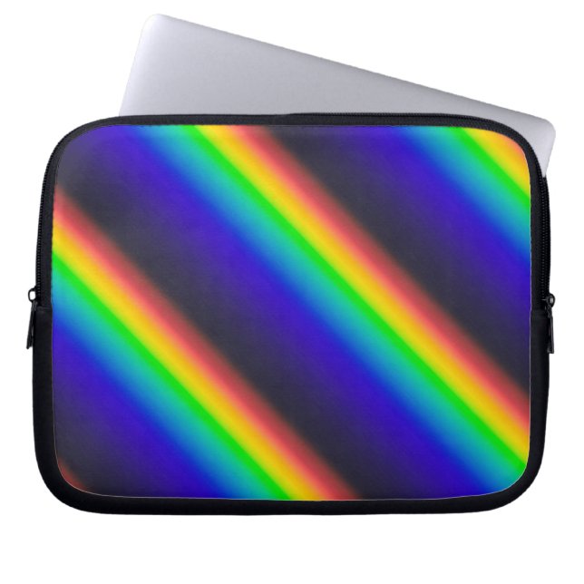 Funda Para Portátil Diagonal del espectro solar (Frente)