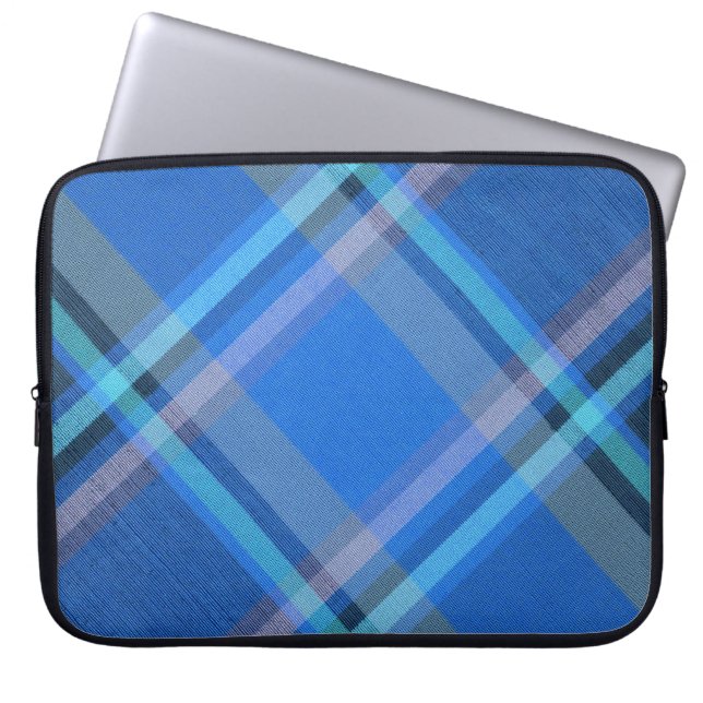 Funda Para Portátil Diagonal Plaid (Frente)