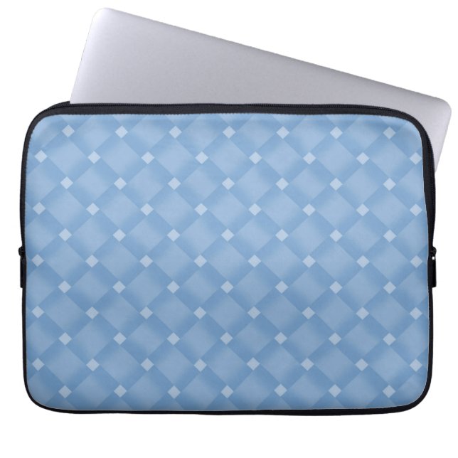 Funda Para Portátil Diamante azul (Frente)