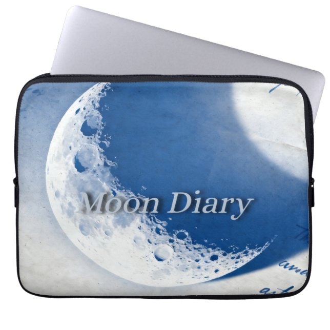 Funda Para Portátil Diario de luna  (Frente)