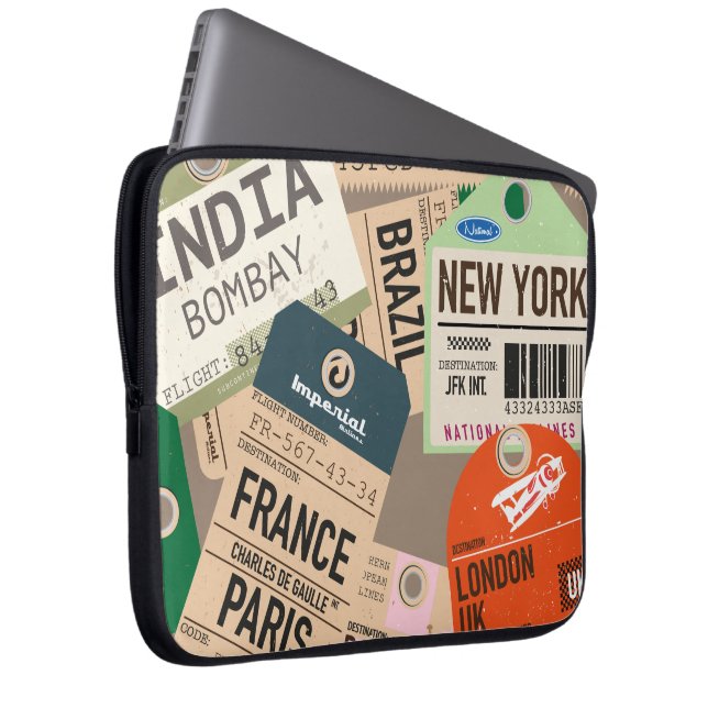 Funda Para Portátil Diario de viaje (Anverso derecho)